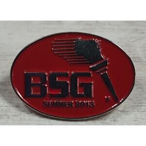 Badger State Games Wisconsin BSG Red Summer Torch 2013 Souvenir Sports Pin